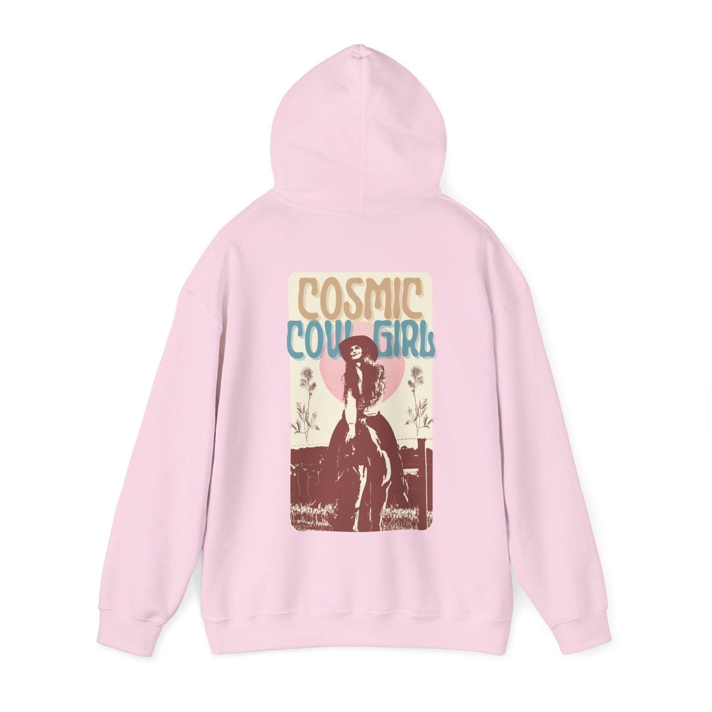 Cosmic Cowgirl Hoodie - Unisex Vintage Western Sweatshirt