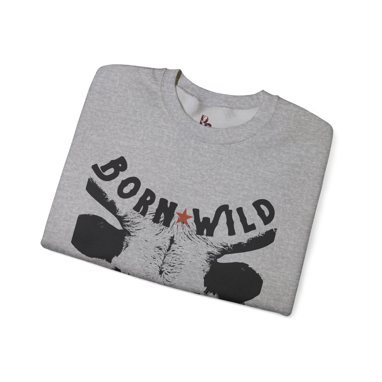 Born Wild Unisex Crewneck Sweatshirt - Cozy Country Style