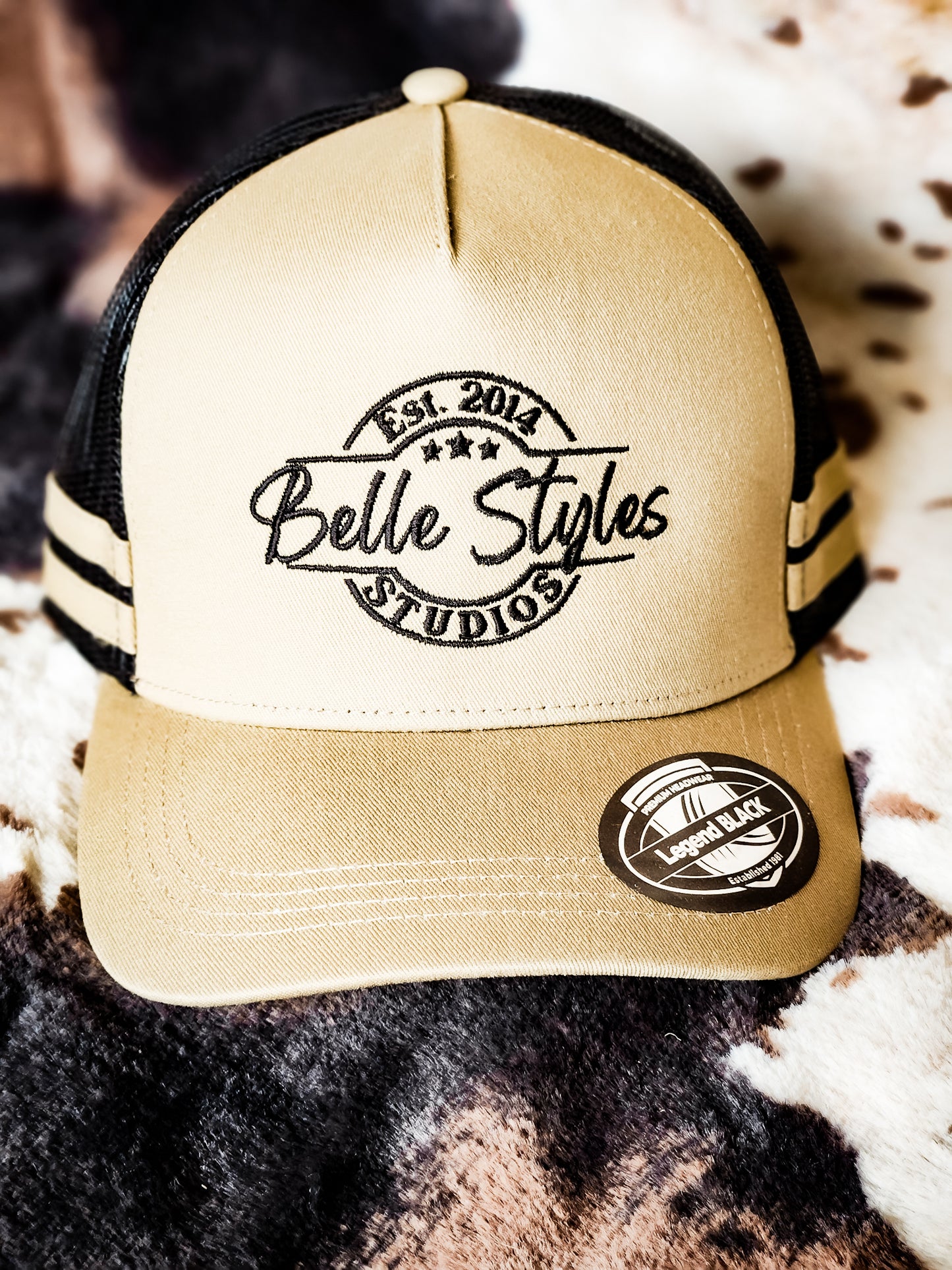 Belle Styles Studios Embroidered Trucker Cap