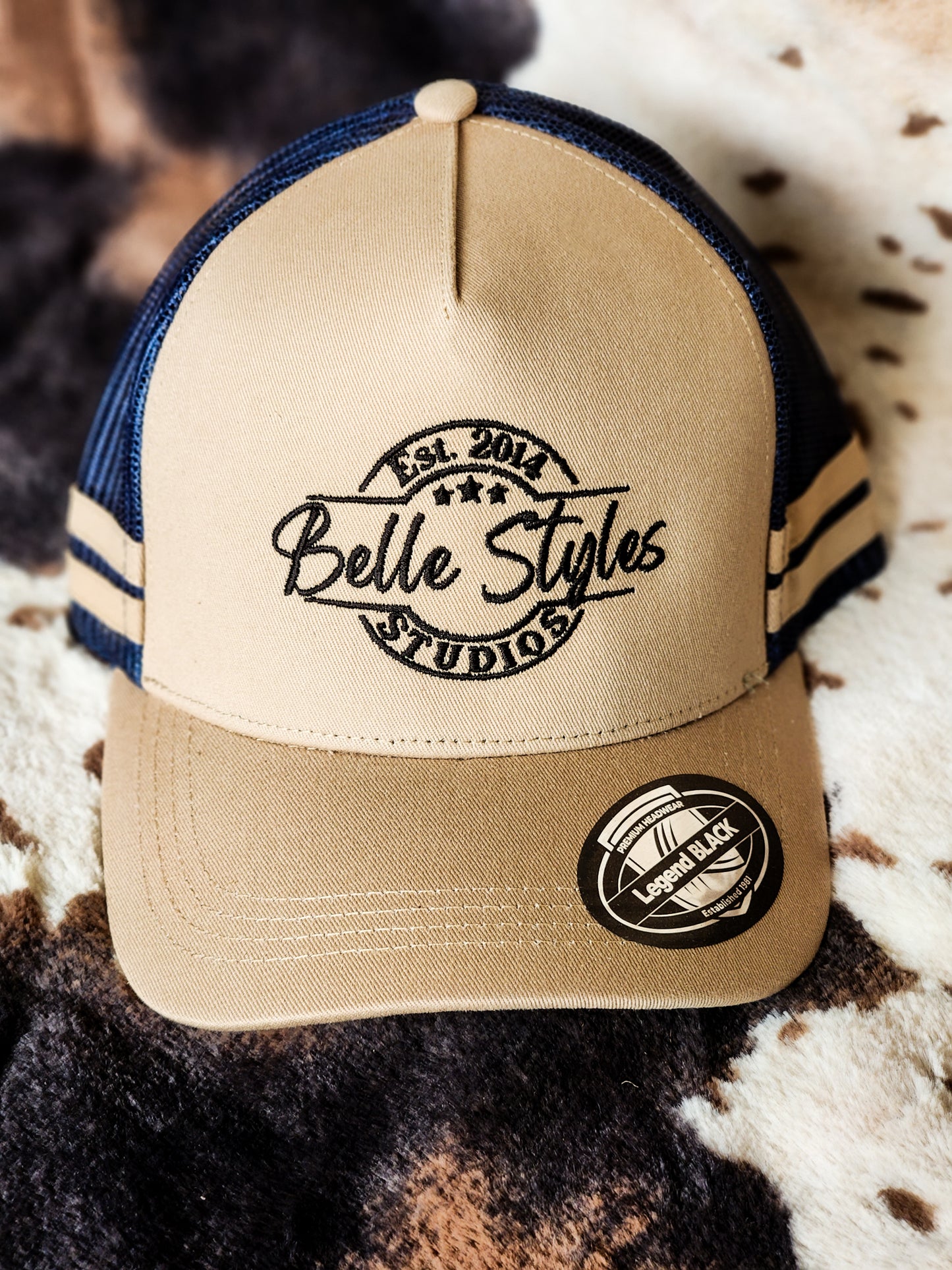Belle Styles Studios Embroidered Trucker Cap