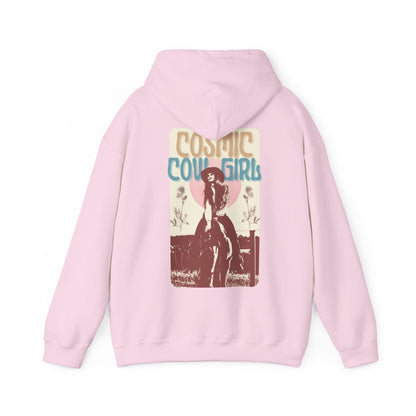 Cosmic Cowgirl Hoodie - Unisex Vintage Western Sweatshirt