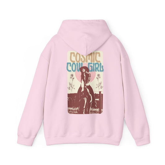 Cosmic Cowgirl Hoodie - Unisex Vintage Western Sweatshirt