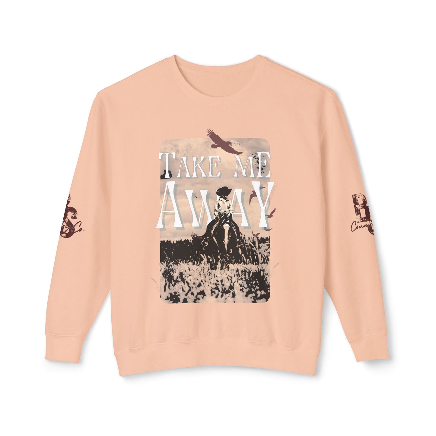 Cowgirl Lightweight Sweatshirt - Take Me Away Jumper