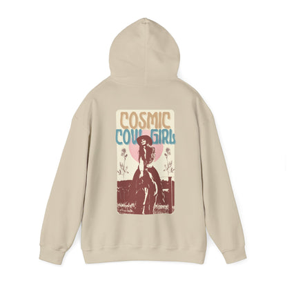 Cosmic Cowgirl Hoodie - Unisex Vintage Western Sweatshirt