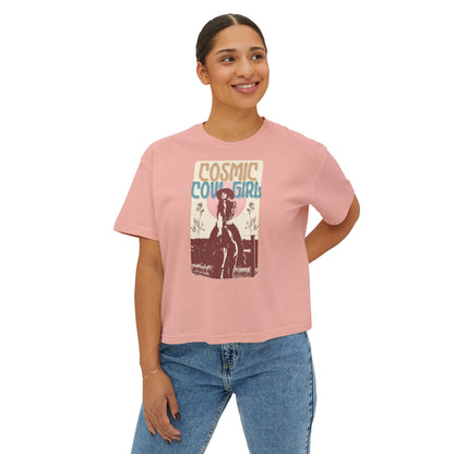 Cosmic Cowgirl Boxy Tee