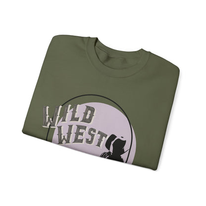 Wild West Heavy Blend Jumper - Cowgirl Country Rodeo Ranch Jumper, Western Theme Pullover Sweatshirt