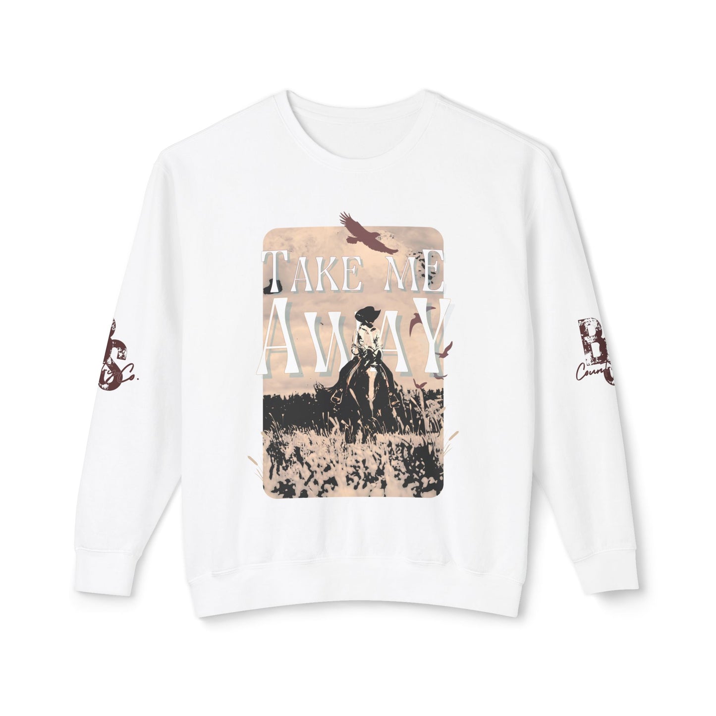 Cowgirl Lightweight Sweatshirt - Take Me Away Jumper