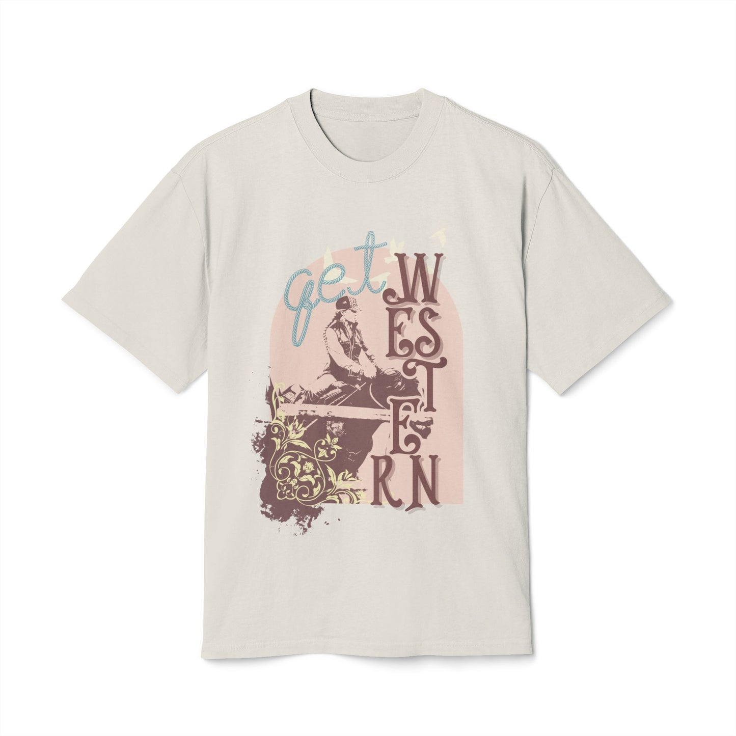 Faded Tee Western Cowgirl Shirt