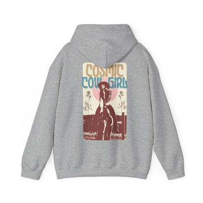 Cosmic Cowgirl Hoodie - Unisex Vintage Western Sweatshirt
