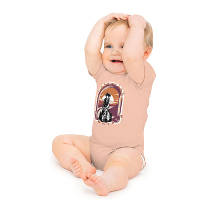 "Hayley" Long Live Cowgirls Baby Short Sleeve Bodysuit