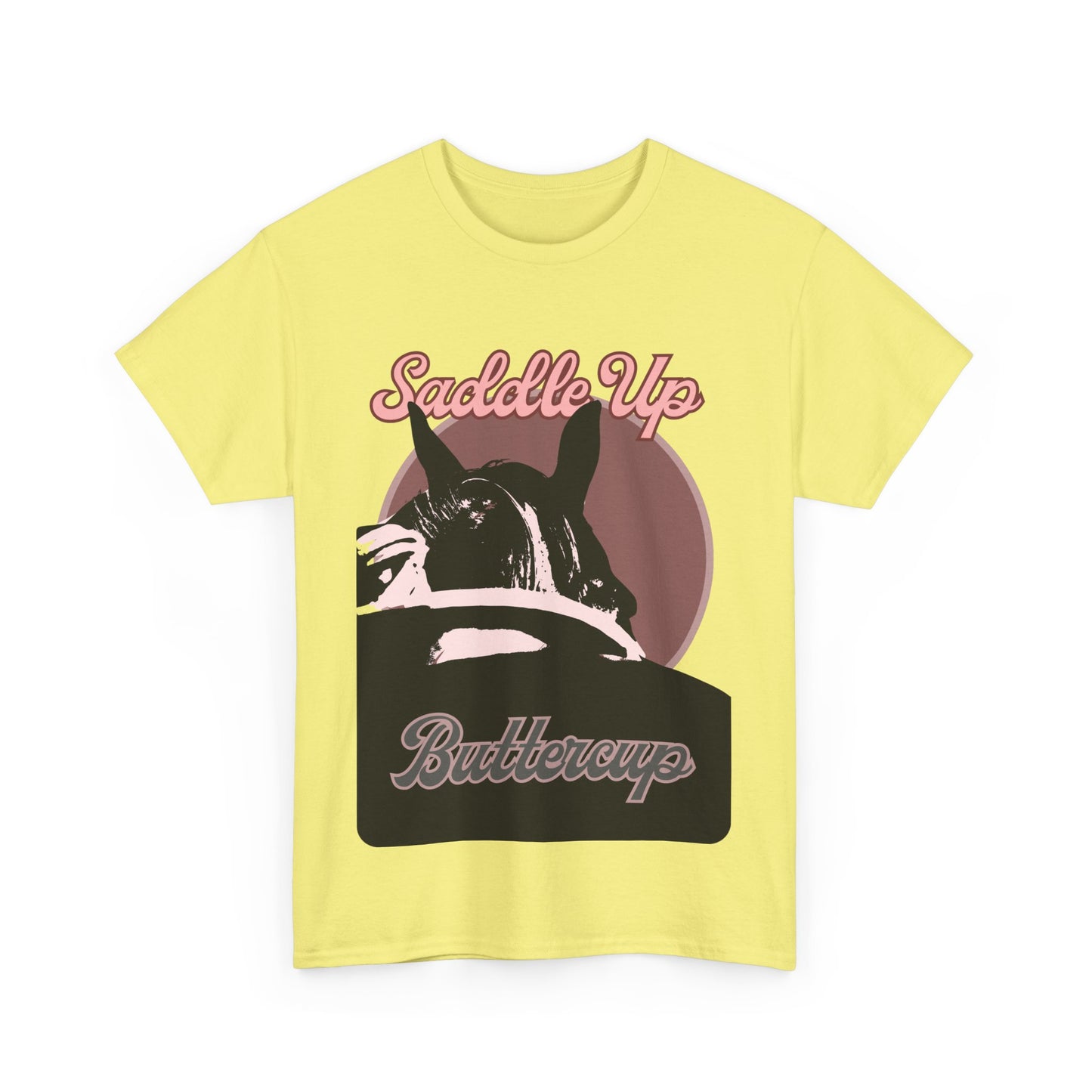 Western Cowgirl Tee - 'Saddle Up Buttercup' Unisex Heavy Cotton