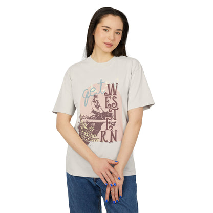 Faded Tee Western Cowgirl Shirt