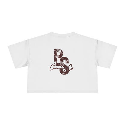 Highway Bound Women's Crop Tee - Boho Cowgirl Style
