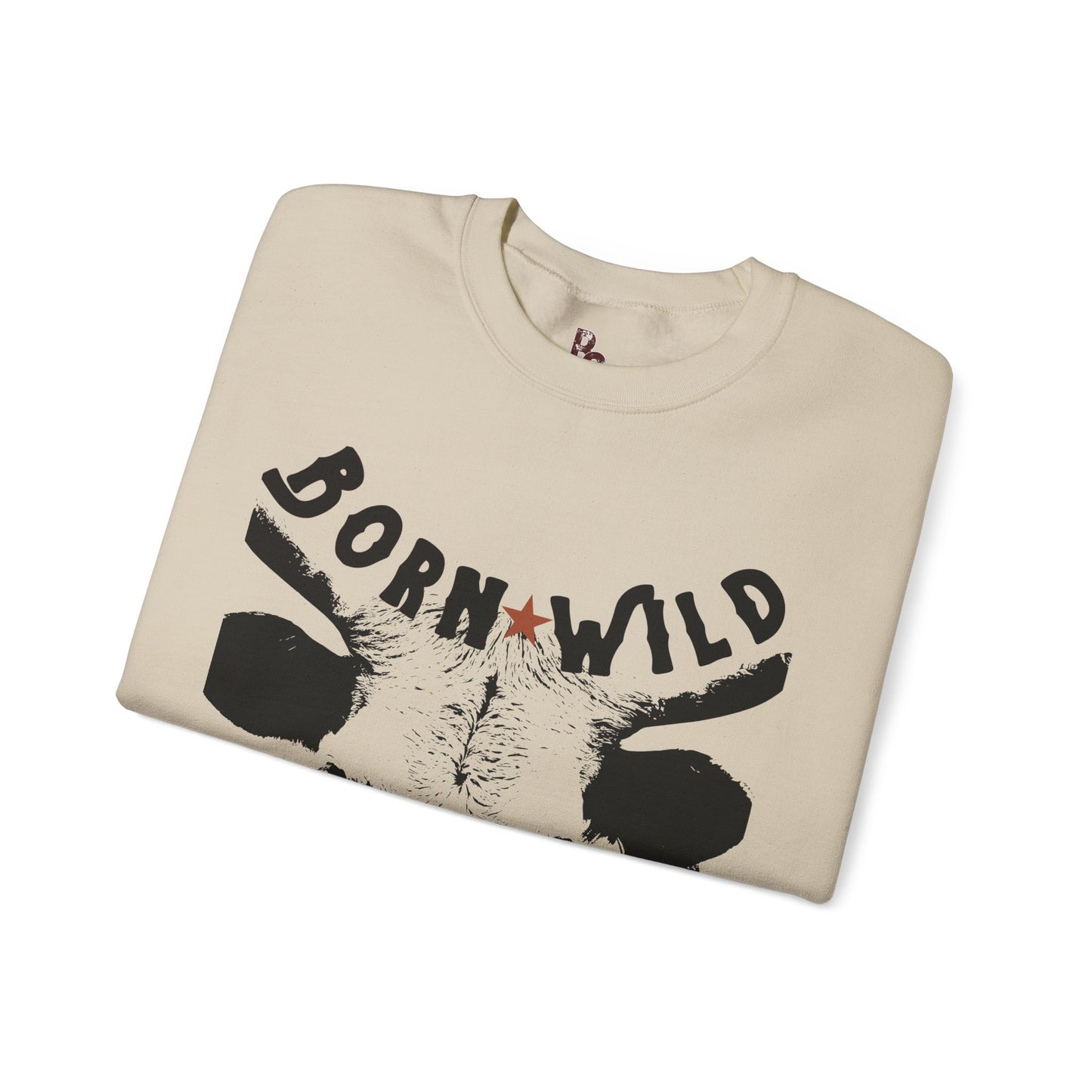 Born Wild Unisex Crewneck Sweatshirt - Cozy Country Style