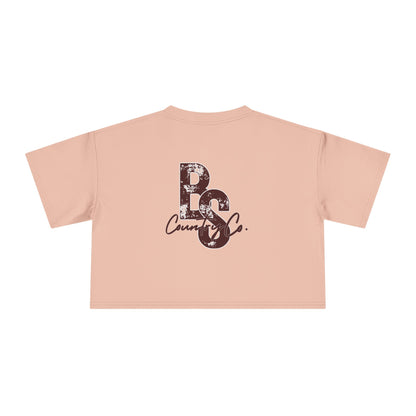Highway Bound Women's Crop Tee - Boho Cowgirl Style