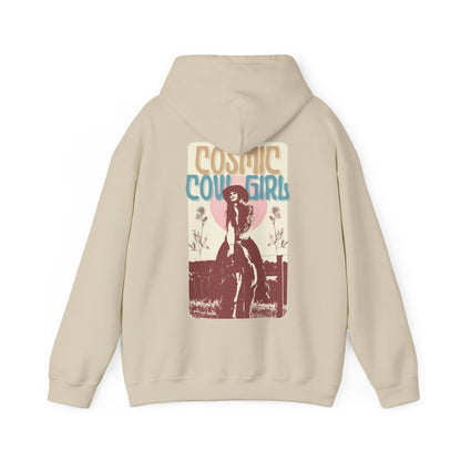 Cosmic Cowgirl Hoodie - Unisex Vintage Western Sweatshirt